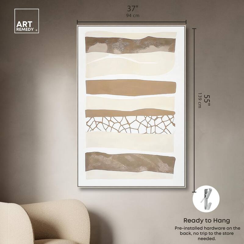 Relief Rifts II Canvas by Art Remedy