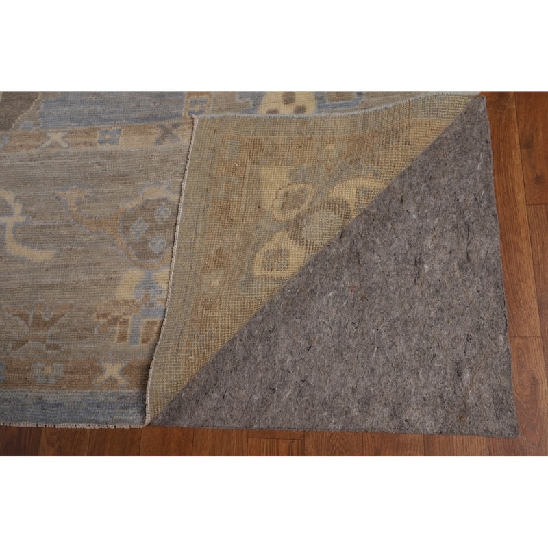 Blues & Grays Oushak Turkish Large Rug Handmade Wool Carpet - 10'1"x 13'11"