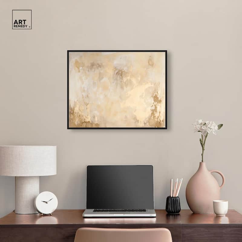 Sun Brust Gilding III Canvas by Art Remedy