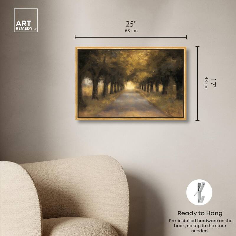 Misty Morning Canvas by Art Remedy