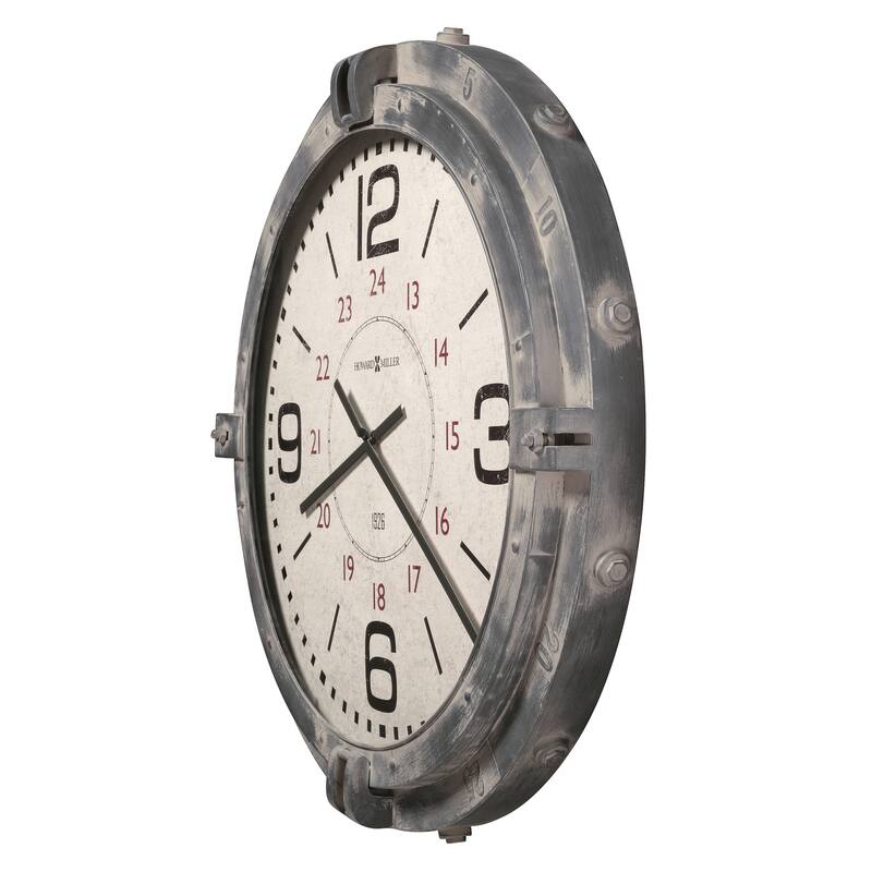 Howard Miller Seven Seas, Coastal, Nautical, Rustic and Industrial Style Wall Clock, Reloj de Pared