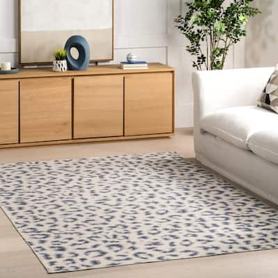 Nuloom Mason SpinClean Machine Washable Contemporary Leopard Print Area Rug