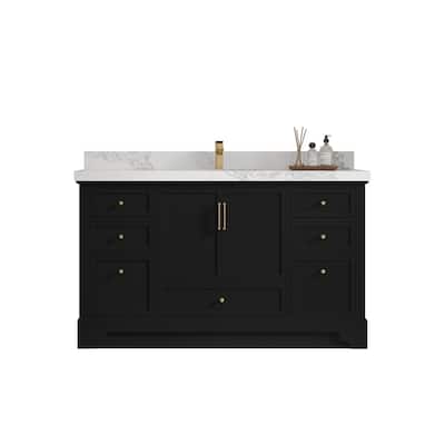Willow Collections 60 in. W x 22 in. D Alys Single Sink Bathroom Vanity with Countertop