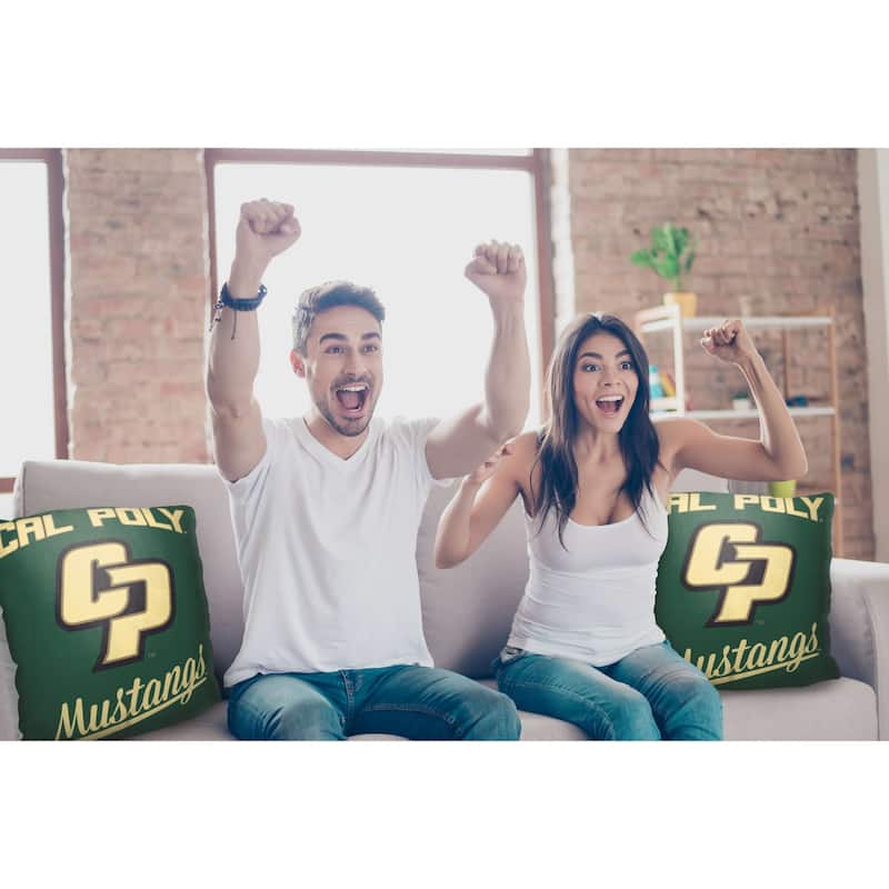 NCAA Big West Alumni 18 Inch Throw Pillow