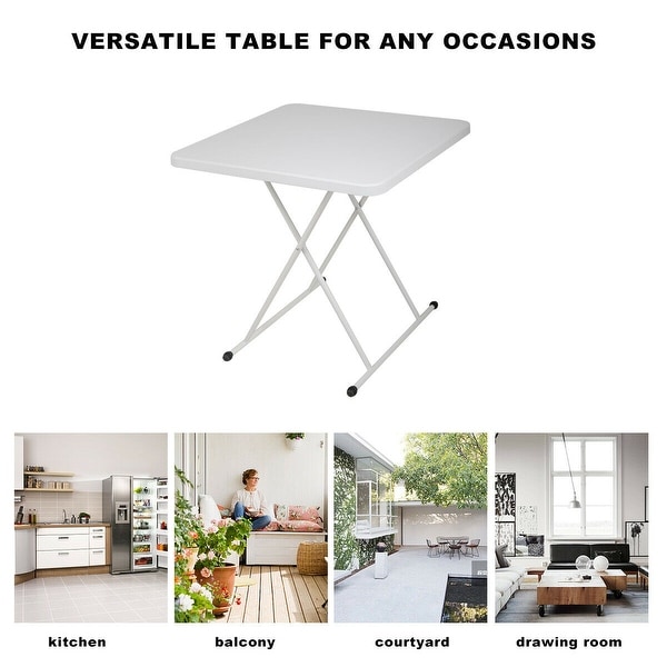 30 inch clearance square folding table