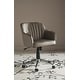 preview thumbnail 1 of 3, SAFAVIEH Office Grey Hilda Desk Chair - 23.6" x 25.2" x 31.1"