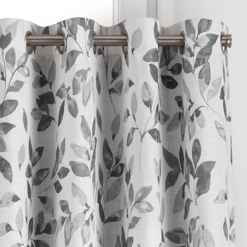 Avalon Botanical Print Blackout Window Curtain