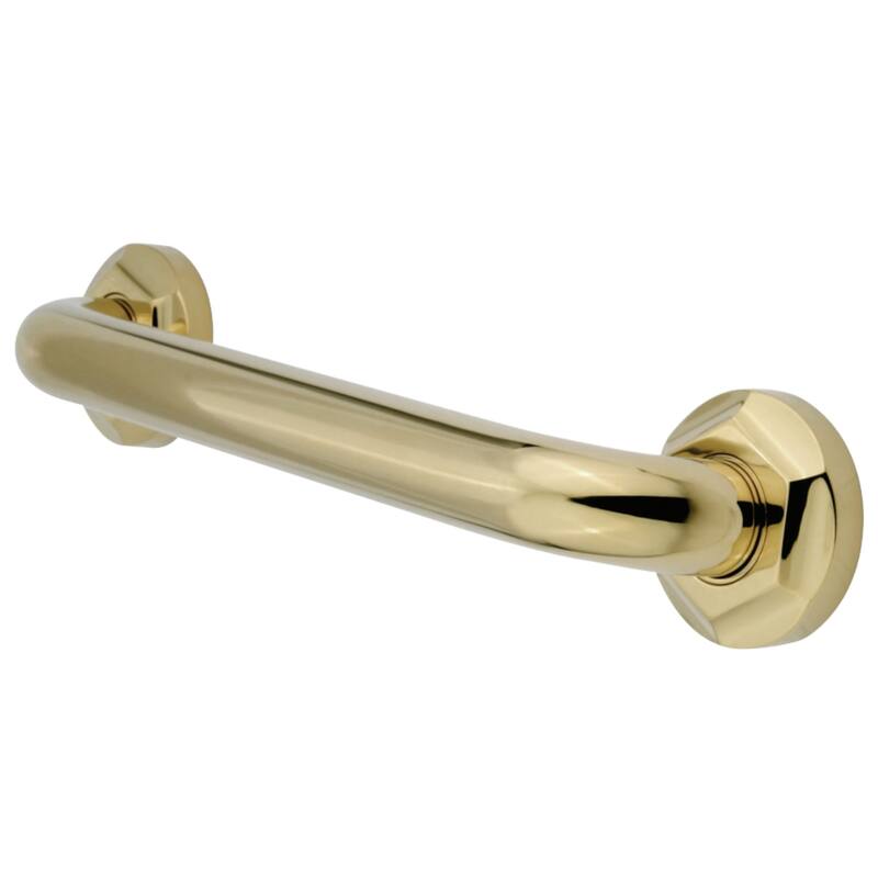 Kingston Brass Metropolitan 24-Inch x 1-1/4-Inch O.D Grab Bar - Polished Brass