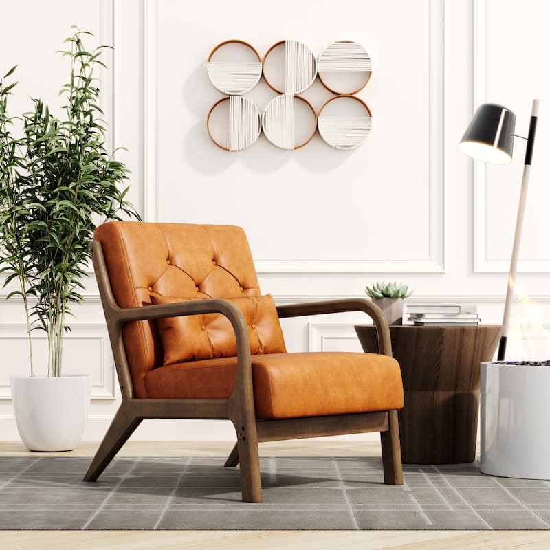 Corvus Zelda Lounge Accent Chair with Arms