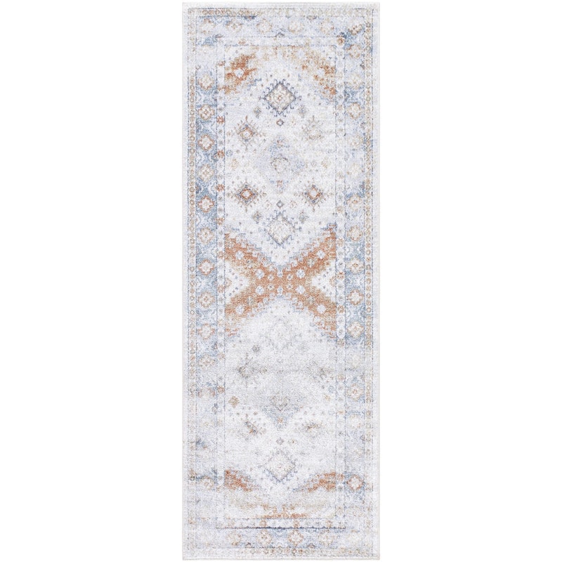 Livabliss Lillian Traditional Medallion Indoor/Outdoor Area Rug
