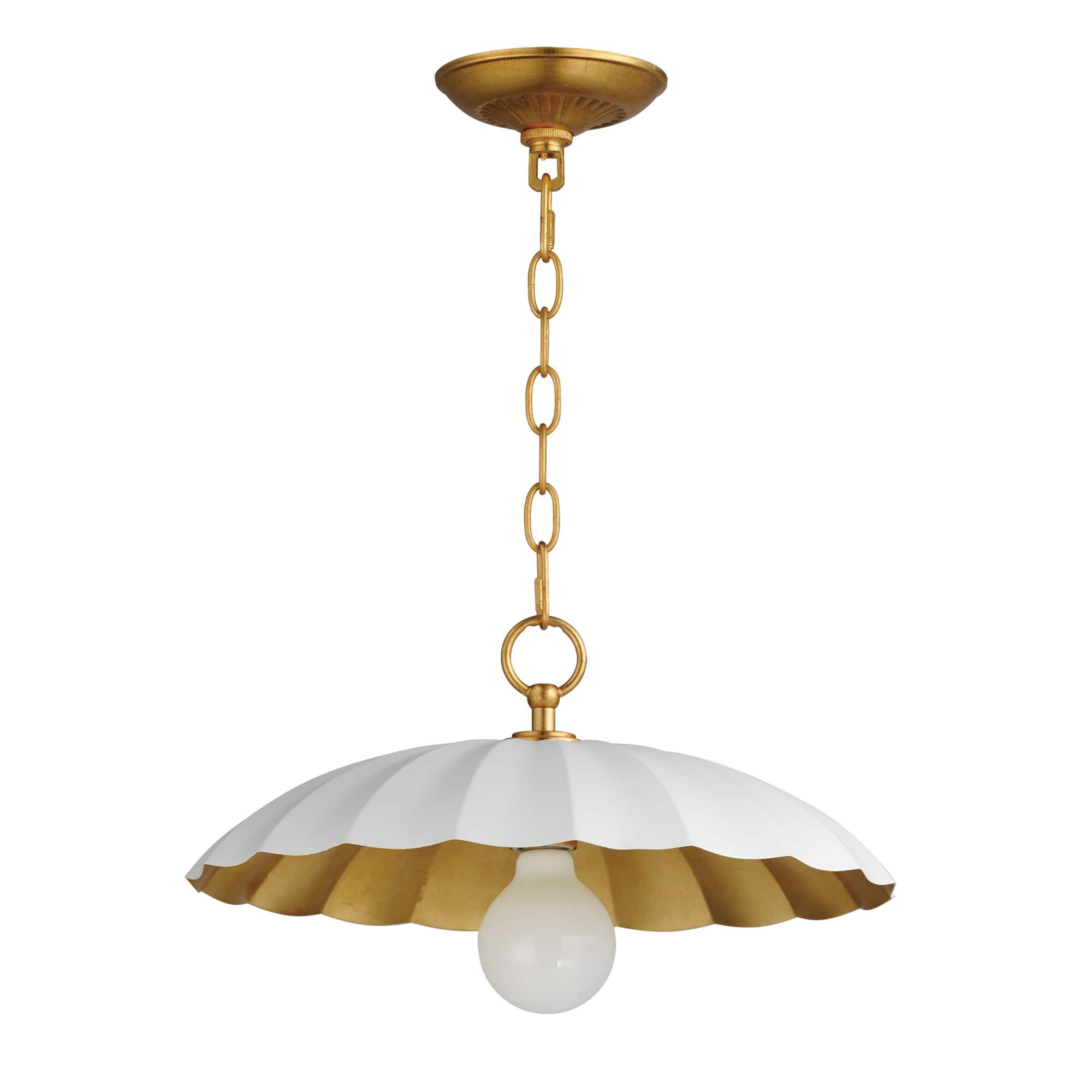 Option Matte White / Gold Leaf