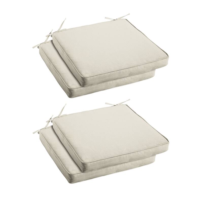 Sorra Home Sunbrella Outdoor Corded Chair Cushion - Sunbrella - Canvas Cloud