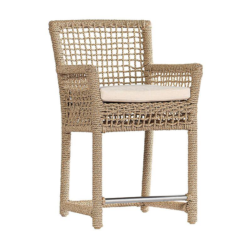 Classic Home Brisbane Woven Outdoor Bar and Counter Stools