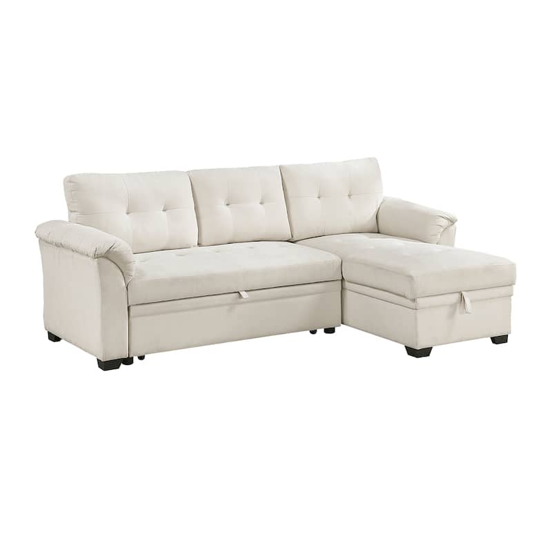 Fremont & Park Holden Textured 2-Piece Reversible Sectional Sofa - Reversible Chaise - Beige