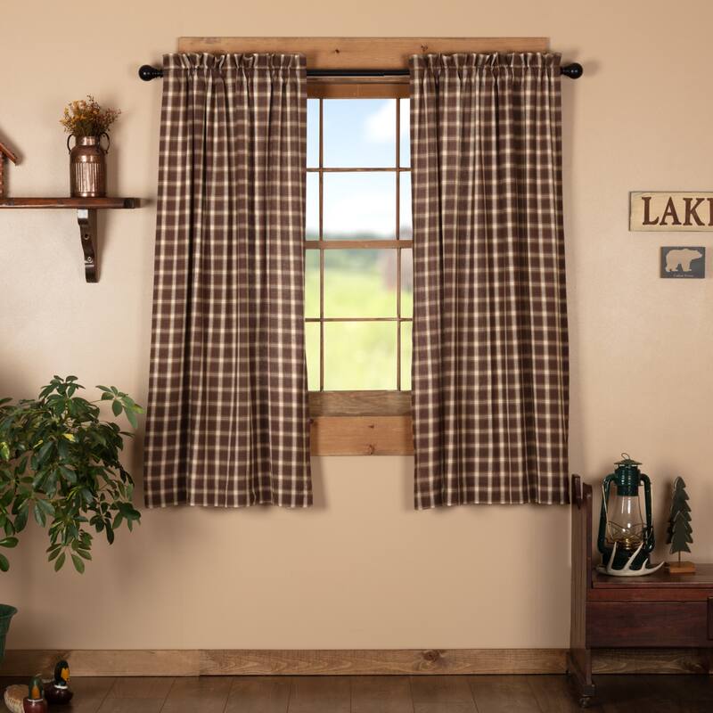 Rory Short Panel Set of 2 63x36 - Short Panel 63x36 - Short Panel 63x36 - 63 Inches - Chocolate/Creme/Almond
