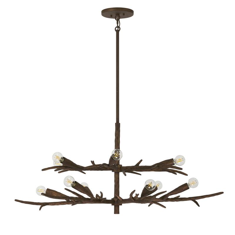 Savoy House 1-5398-12 Palisades 12 Light 40" Wide Abstract Chandelier