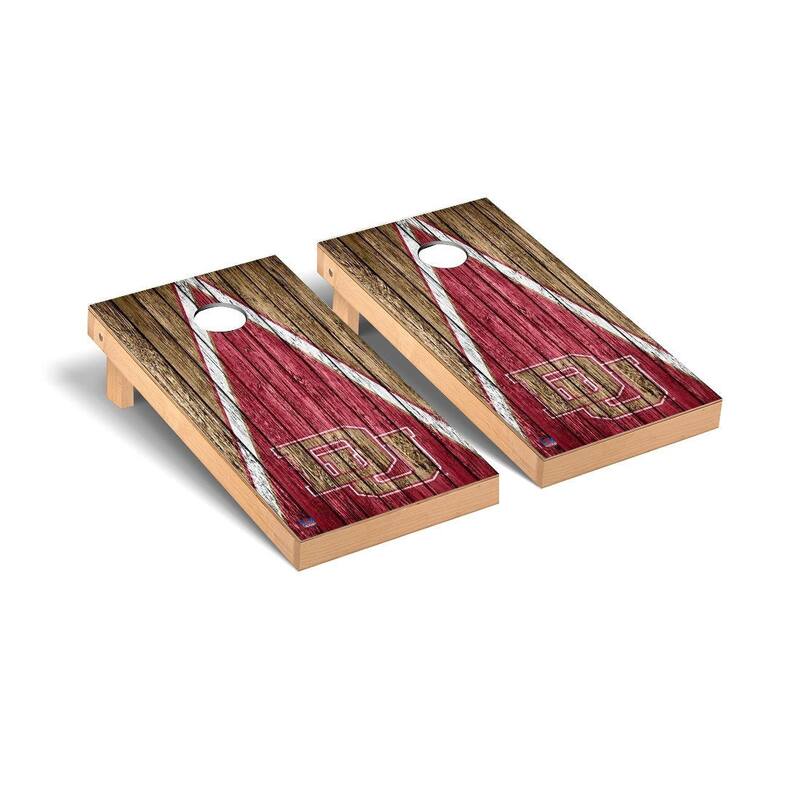 Denver Pioneers Triangle Cornhole Board Set