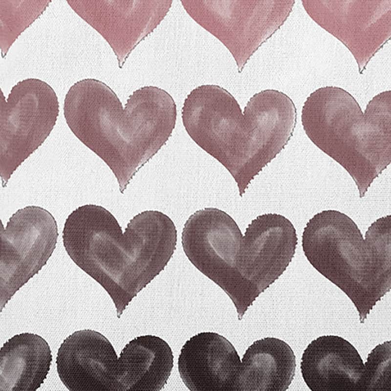 Colored Hearts Valentine's Day Decorative Indoor Pillow