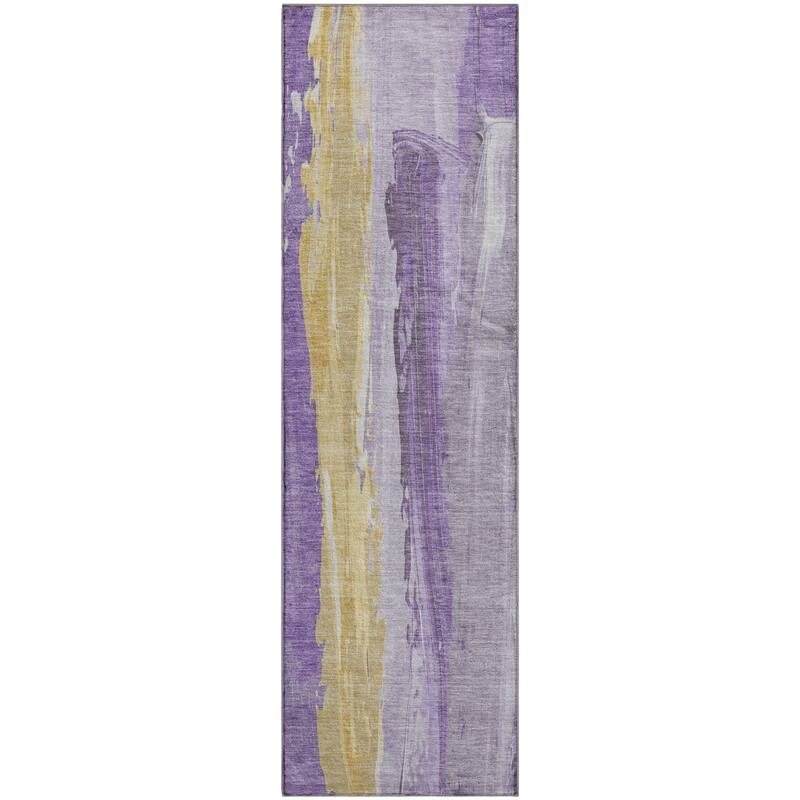 Premium Washable Super Soft Modern Brushstrokes Mayfield Rug