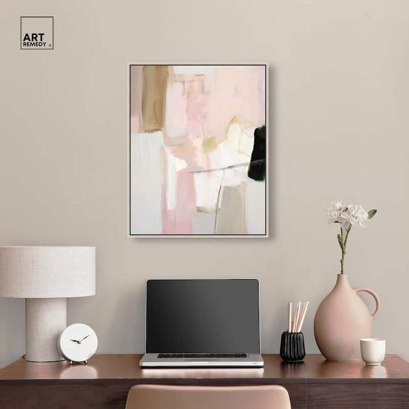 Pistachio Pink II Canvas by Art Remedy
