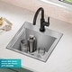 preview thumbnail 122 of 150, KRAUS Kore Workstation Drop-In Stainless Steel Kitchen Sink