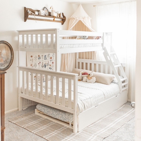 Max and Lily Twin over Full Bunk Bed with Trundle Bed On Sale Bed Bath Beyond 34282488