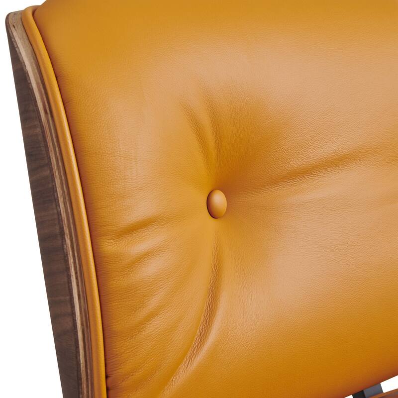 Mid Century Modern Leather Lounge Chair Armchair Recliner