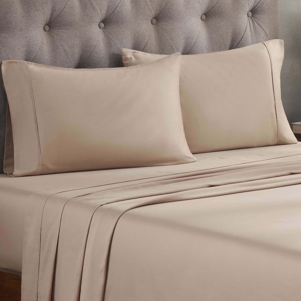 Superior Egyptian Cotton 300 Thread Count Solid Deep Pocket Sheet Set