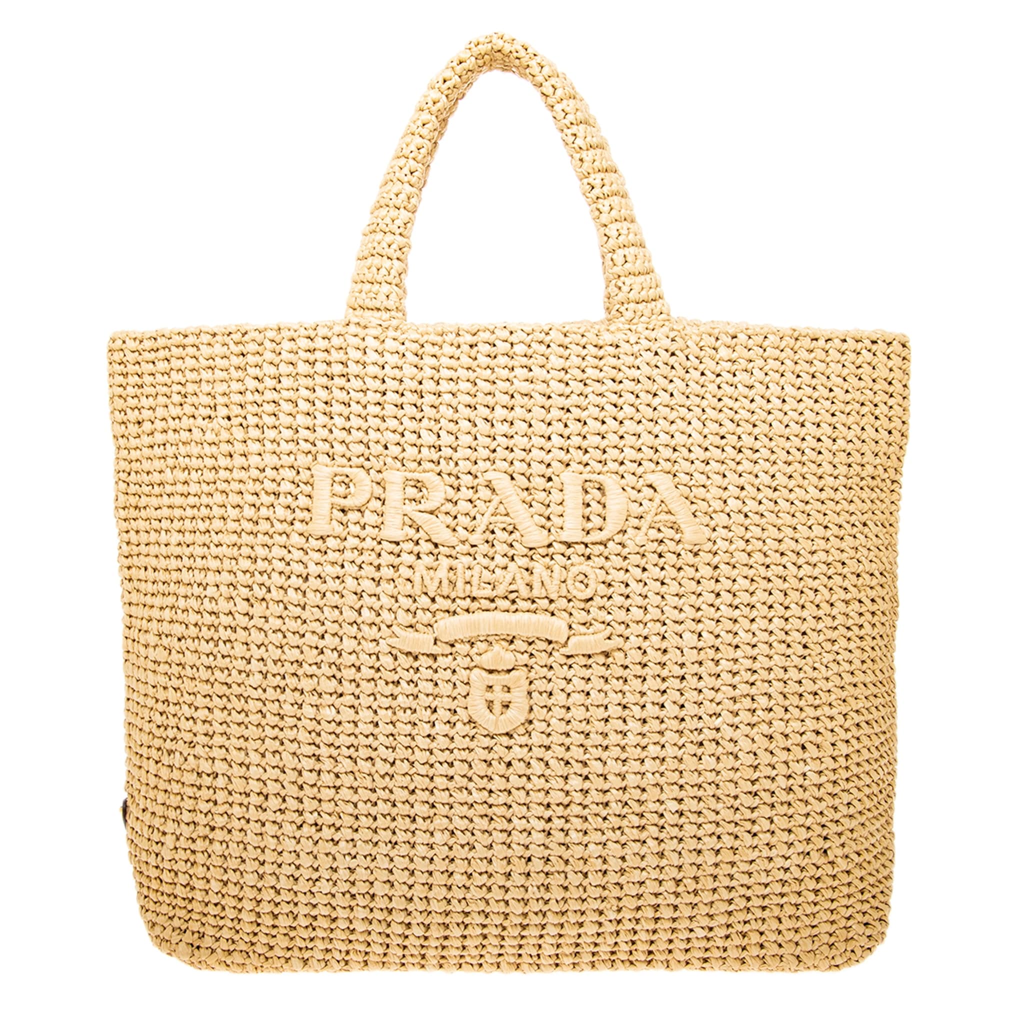 Prada Large Crochet Tote Bag