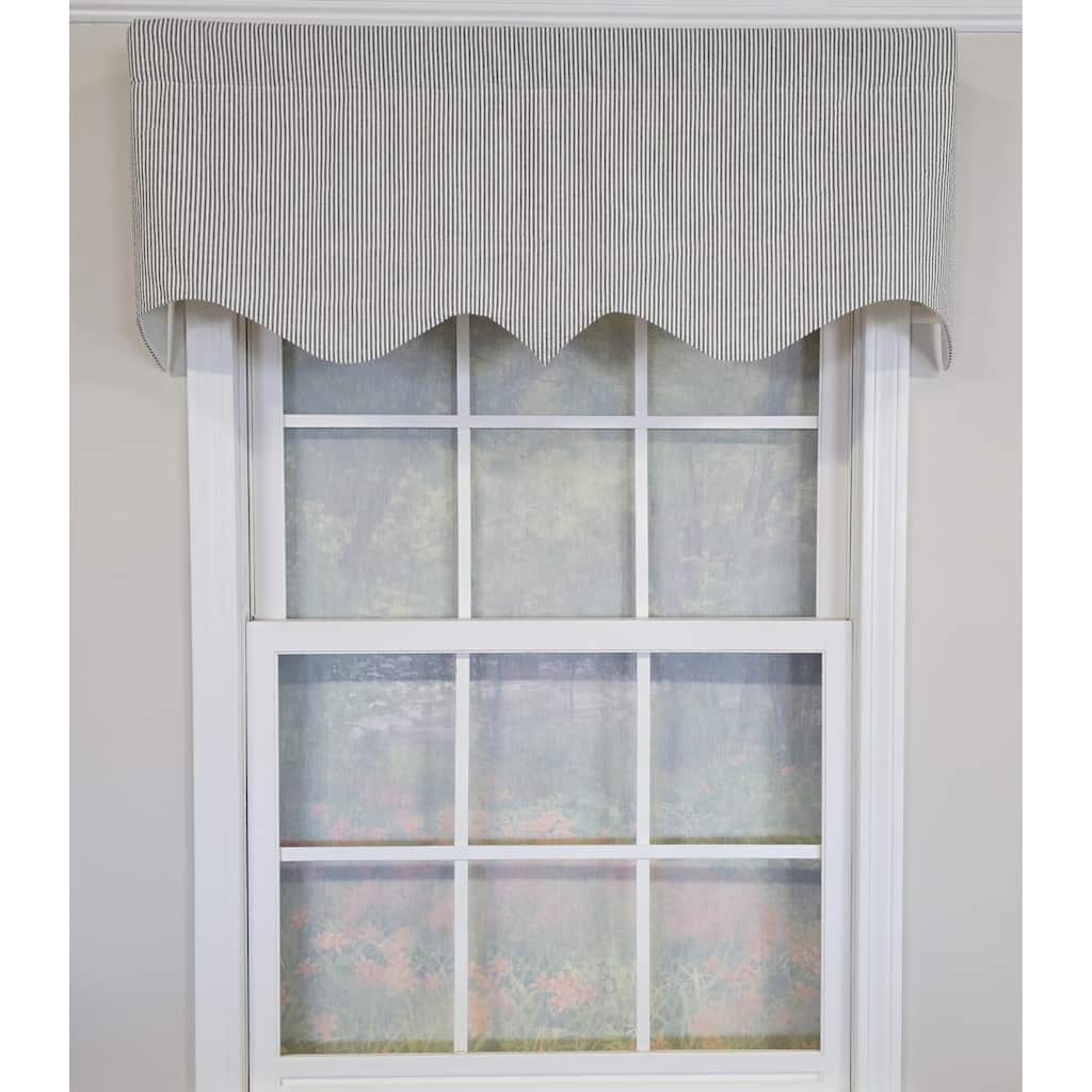 RLF Home Seersucker Regal Valance