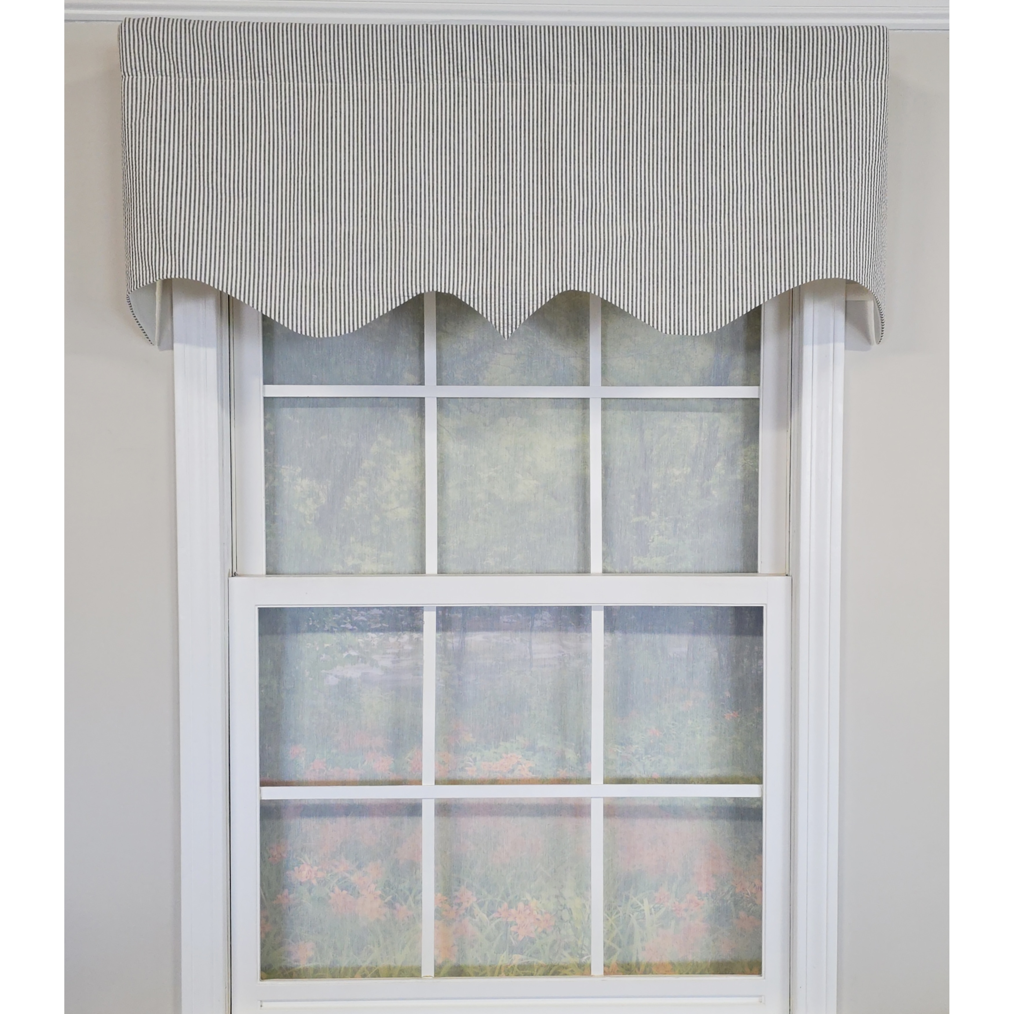 RLF Home Seersucker Regal Valance