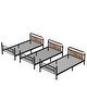 preview thumbnail 14 of 12, Metal Twin Detachable Triple Bunk Bed,Can Be Divided Into 3 Twin Beds for 4 Kids