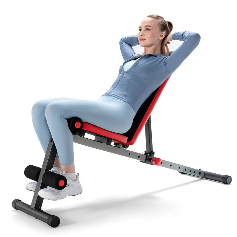 Goplus Multi-function Weight Bench W/Adjustable Backrest Home Gym
