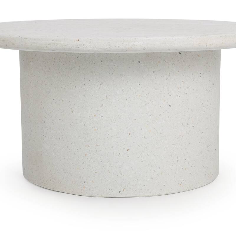 Classic Home Nysa Outdoor Concrete Coffee Table