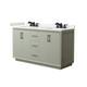 Option Light Green / White Quartz Top / Matte Black