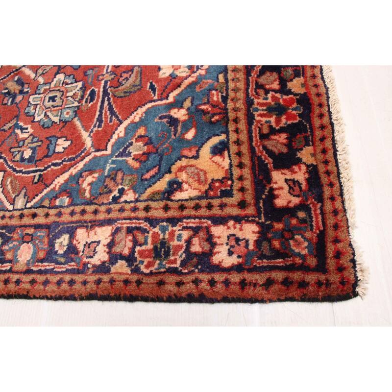 ECARPETGALLERY Hand-knotted Andelz Red Wool Rug - 3'4 x 10'11