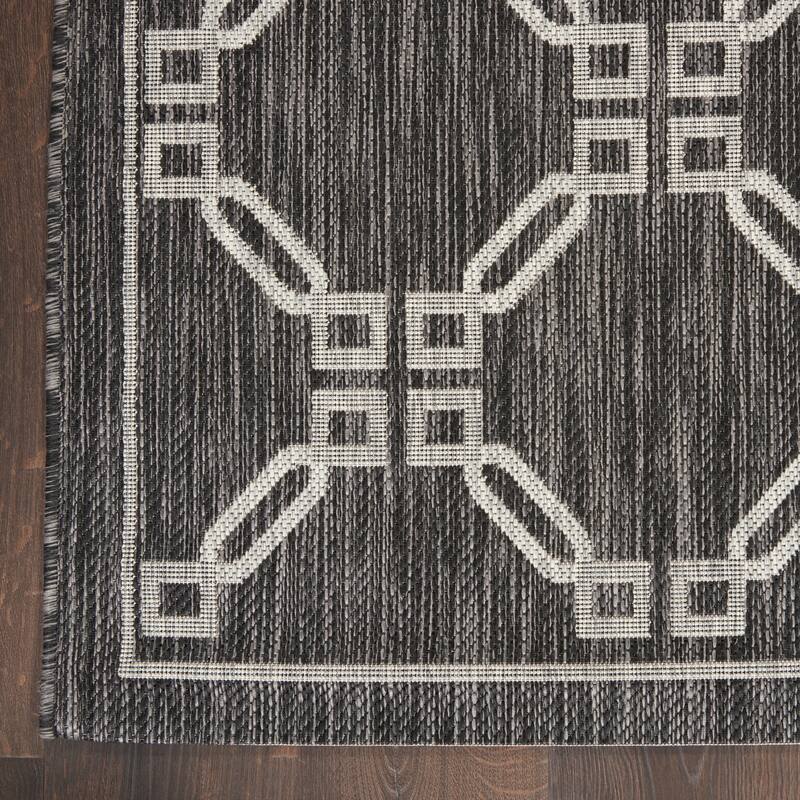 Nourison Garden Party Geometric Casual Indoor/Outdoor Area Rug