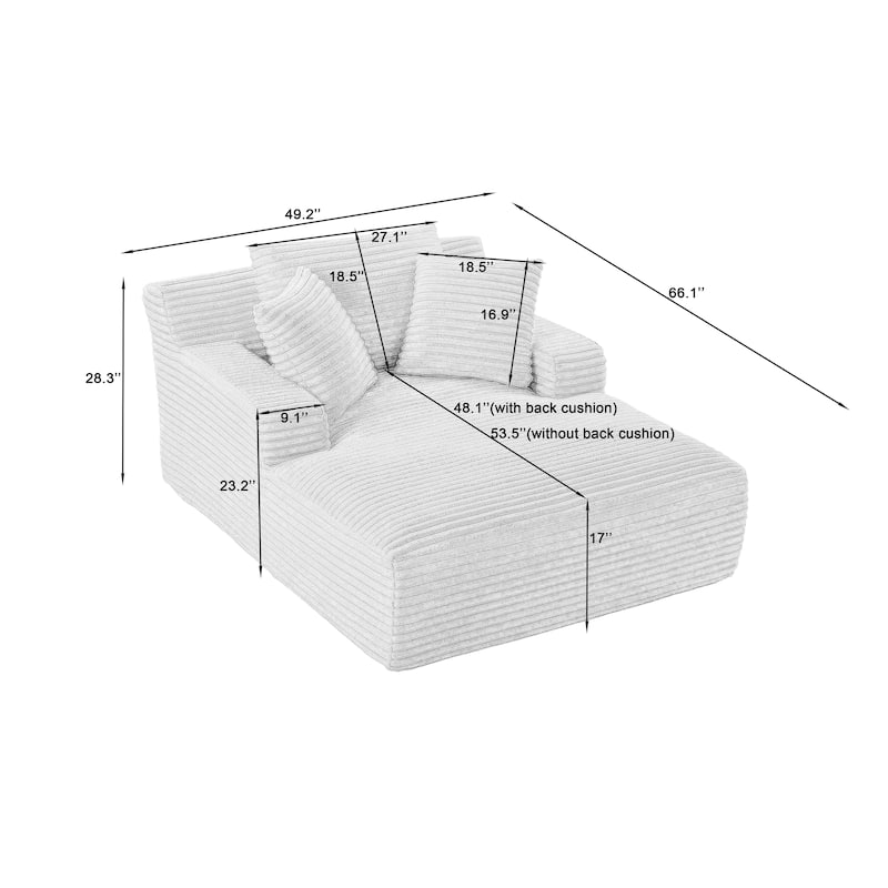 L-Shape Modular Compressed Couch, Cloud Sectional Sofa with Chaise Lounge, Upholstered Oversized Couches for Living Room