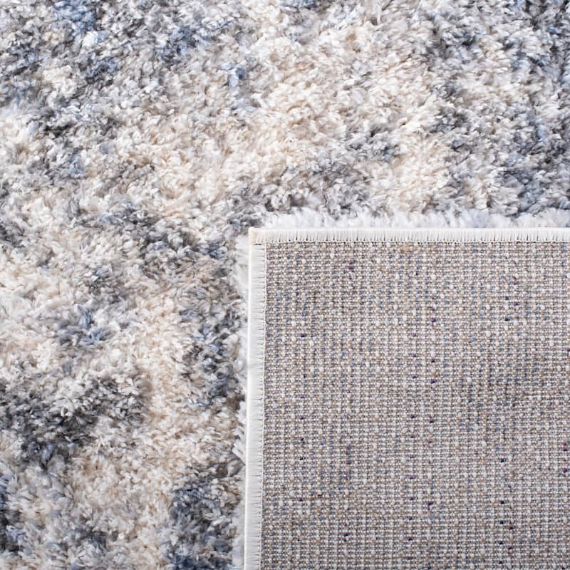 SAFAVIEH Berber Shag Yasumi Abstract 1.25-inch Thick Rug