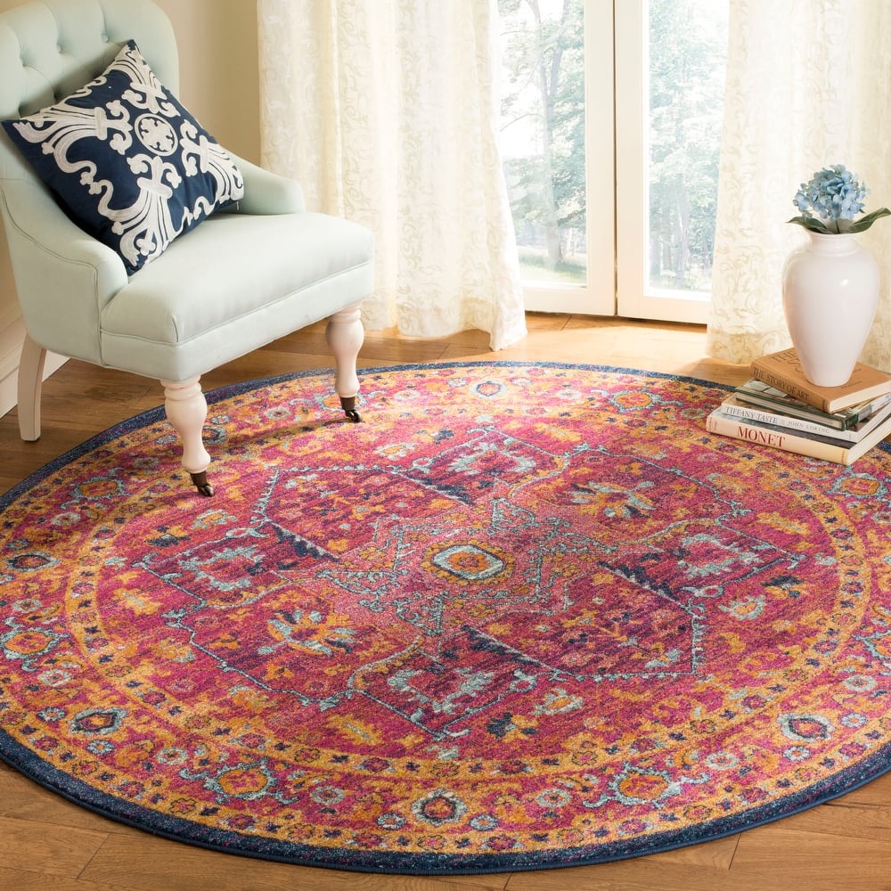 SAFAVIEH Evoke Spasenka Vintage Boho Medallion Rug