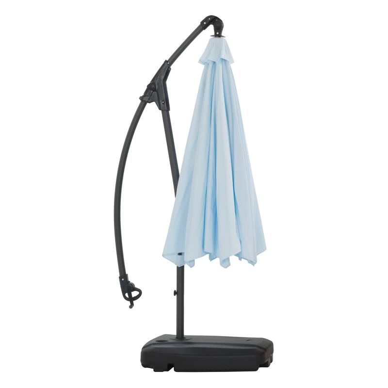 9.5 Ft Cantilever Patio Umbrella with Base