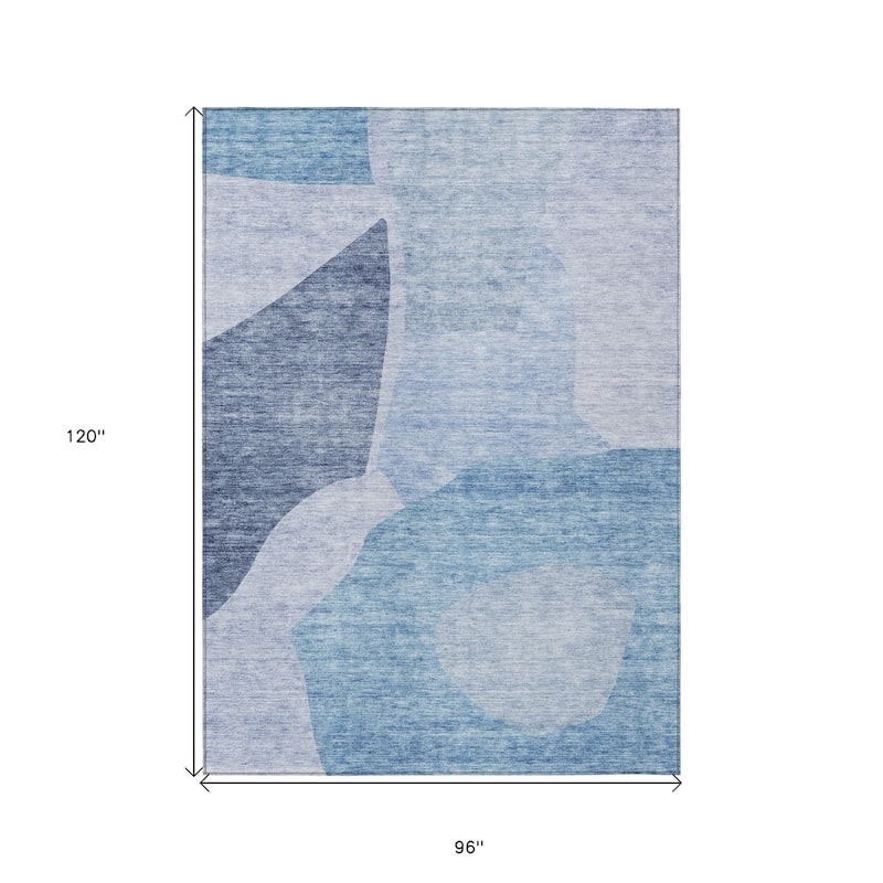 HomeRoots Abstract Transitional Rectangle Outdoor Rug