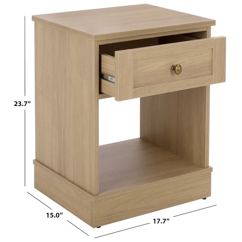 SAFAVIEH Home Shafa Side Table - 18"W x 15"D x 24"H