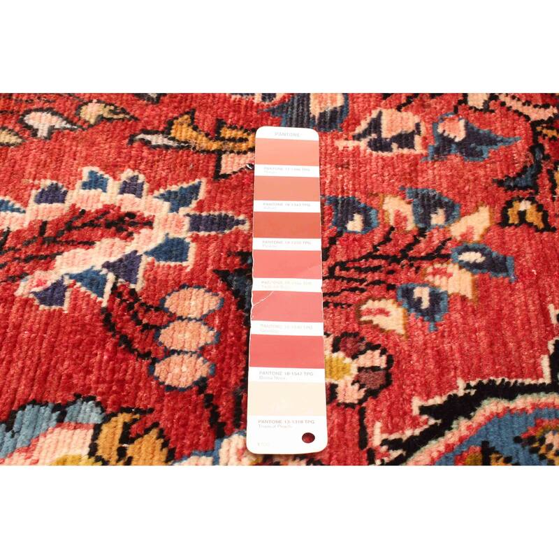 ECARPETGALLERY Hand-knotted Andelz Red Wool Rug - 3'10 x 7'4