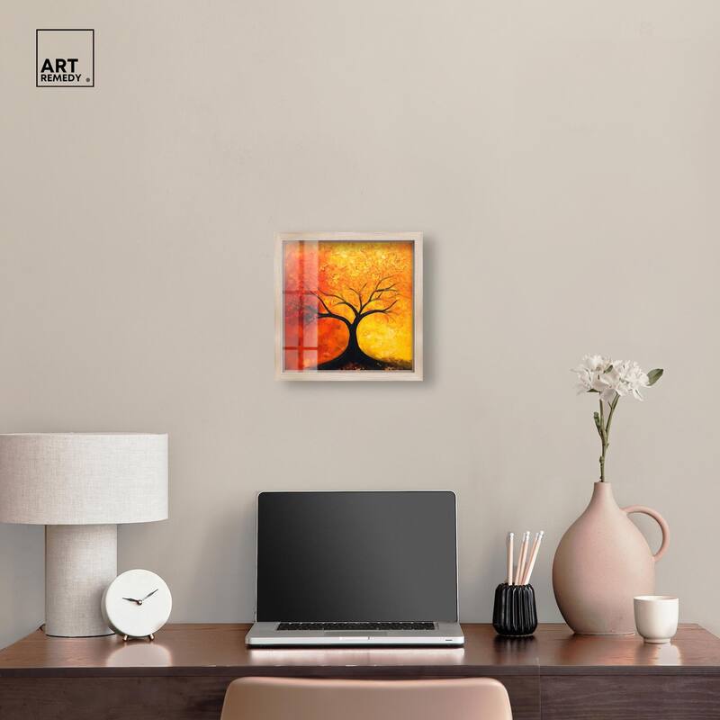 Tree of Opposites I Shadowbox by Art Remedy