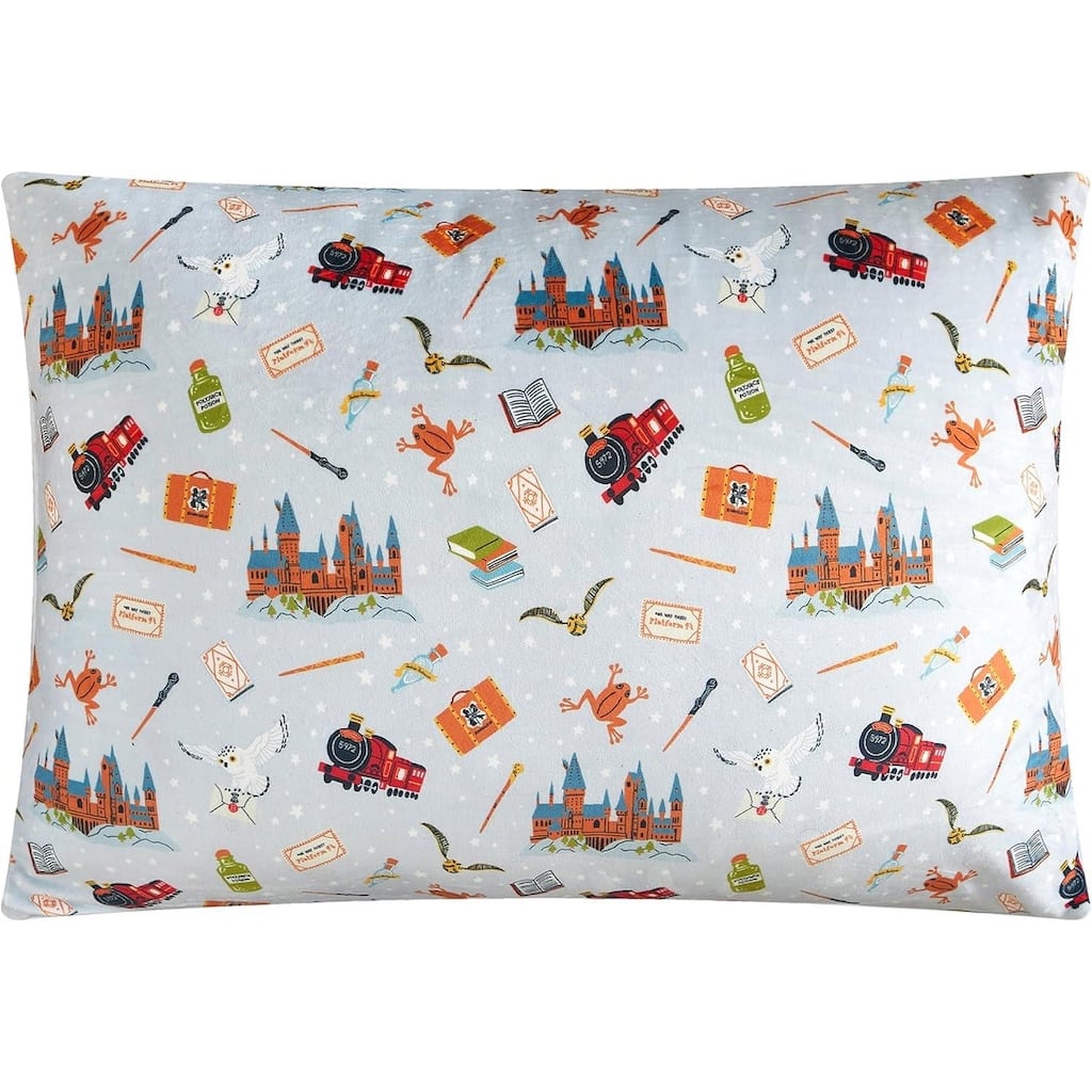 Harry Potter Hogwarts Reversible Kids Smooshie Pillow,Decorative Bed Pillow