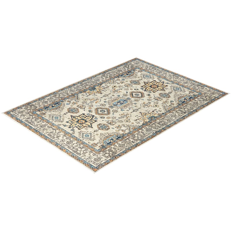 Serapi, One-of-a-Kind Hand-Knotted Area Rug - 4' 1" x 5' 10"