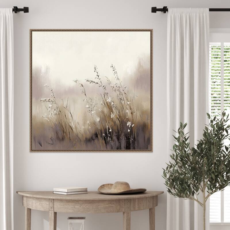 Sunlit Haven No. 2 by Elara Yasna Framed Canvas Wall Art Print