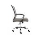 preview thumbnail 2 of 6, Modern Home Zuna Ergonomic Mesh Mid Back Office Desk Rolling Chair, Black & Gray - 26