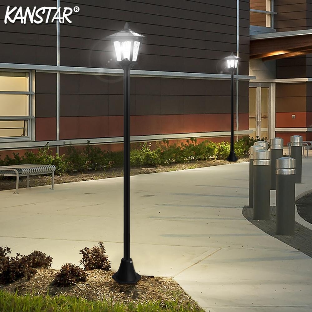 Kanstar 70 LED Adjustable Solar Powered Vintage Street Lamp Post Light for Outdoor Lanscape Pathway Street Patio Garden Yard On Sale Bed Bath Beyond 25773202